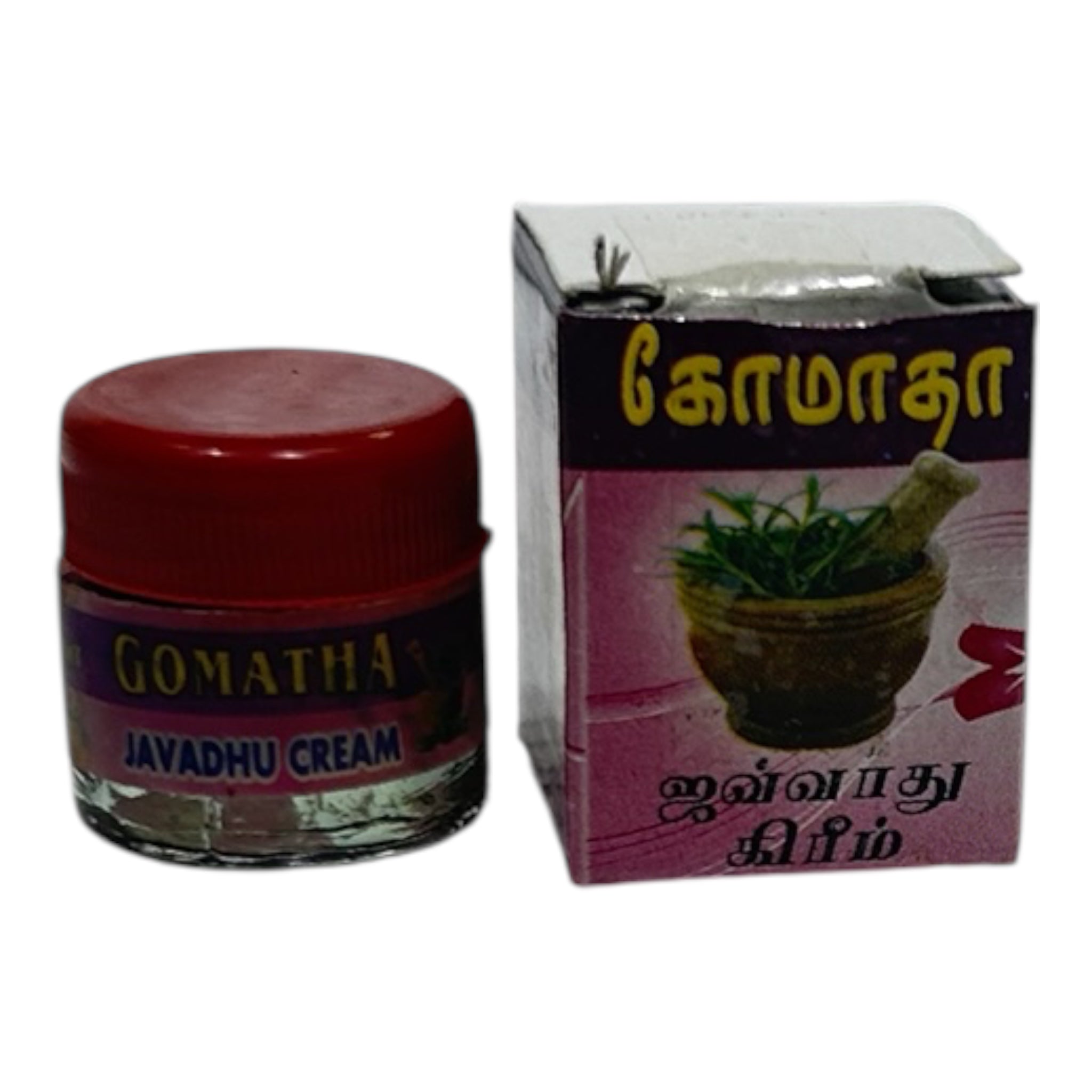 Gomatha Javadhu Cream 3 gms – Traditional Herbal Fragrance Cream for Daily Use கோமாதா ஜவ்வாது வாசனை களிம்பு