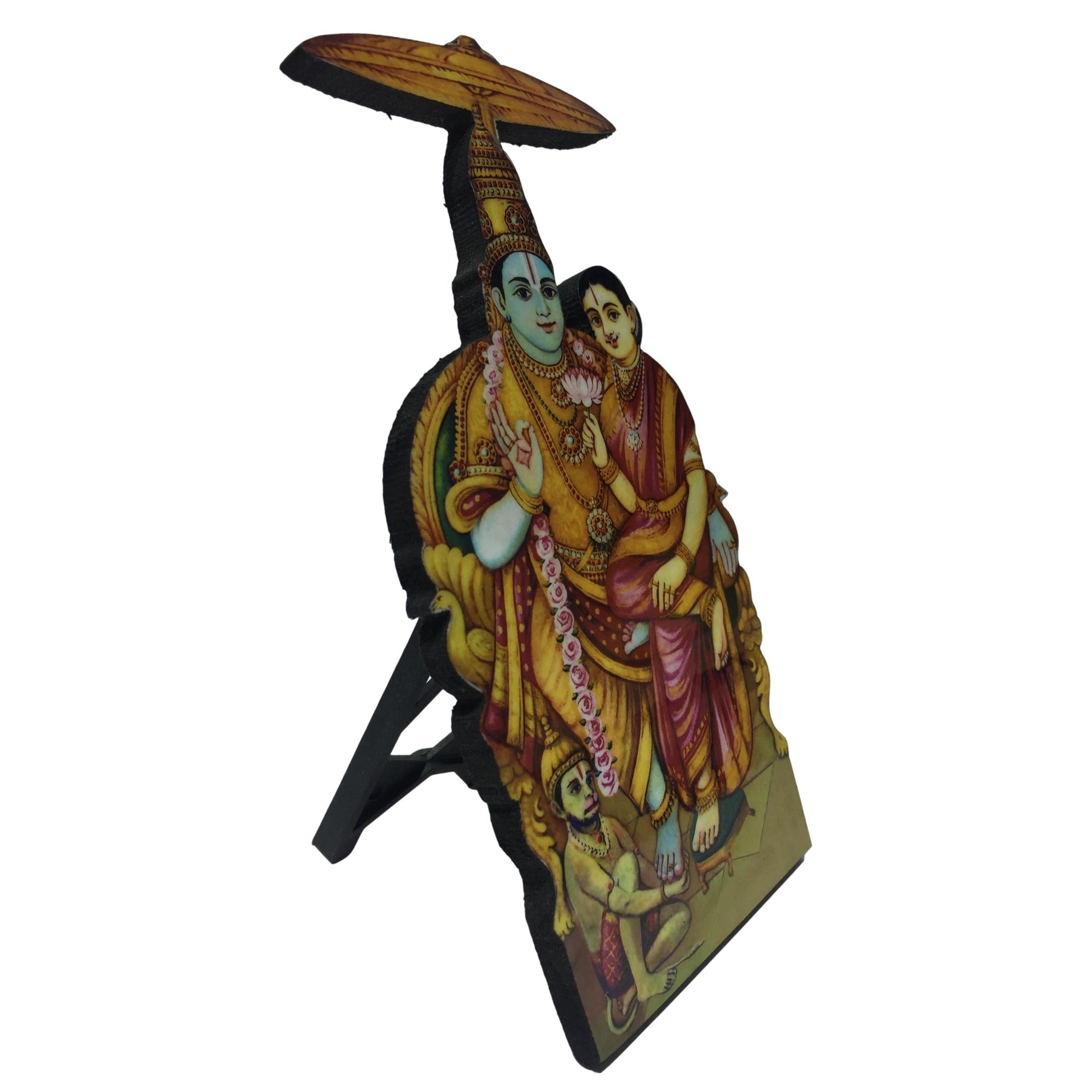 Sri Seetha Ram with Hanuman Photo Cut - Sri Prarthana