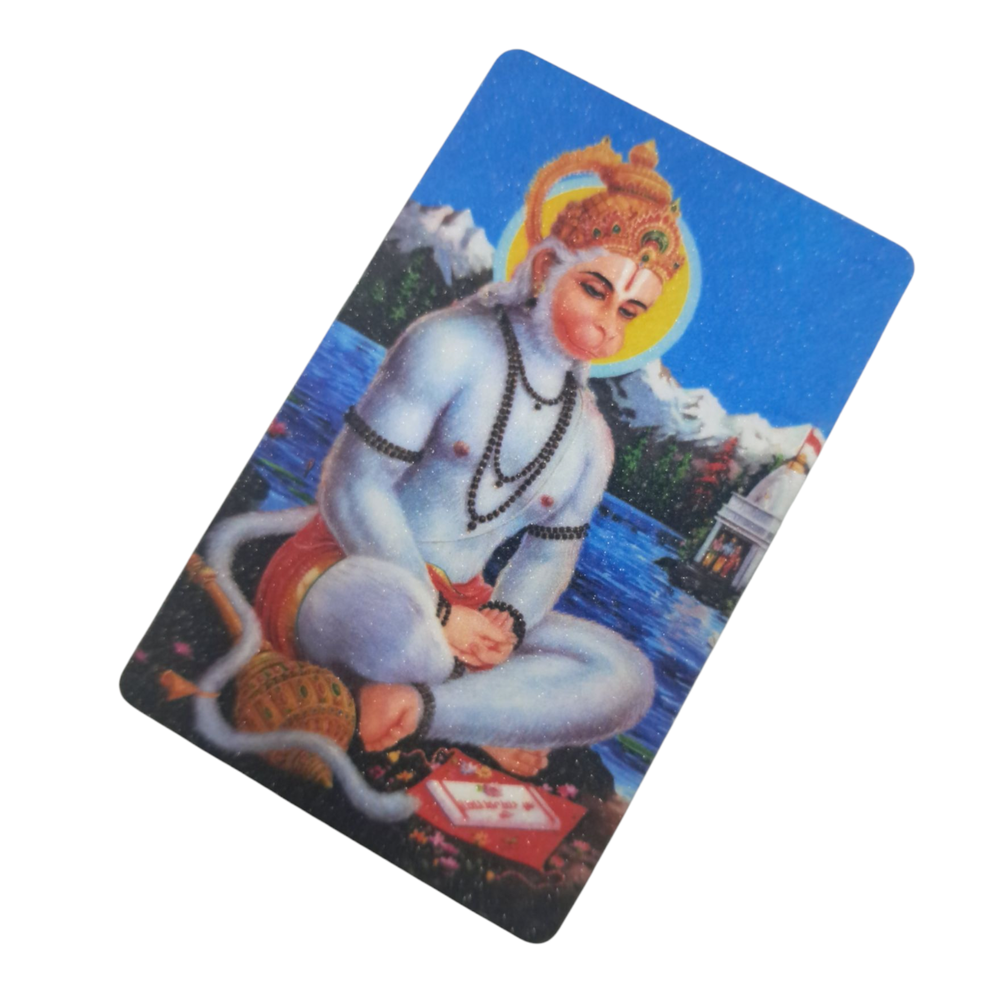 Meditating Hanuman Fridge Magnet 5.5 X 8.5 Cms