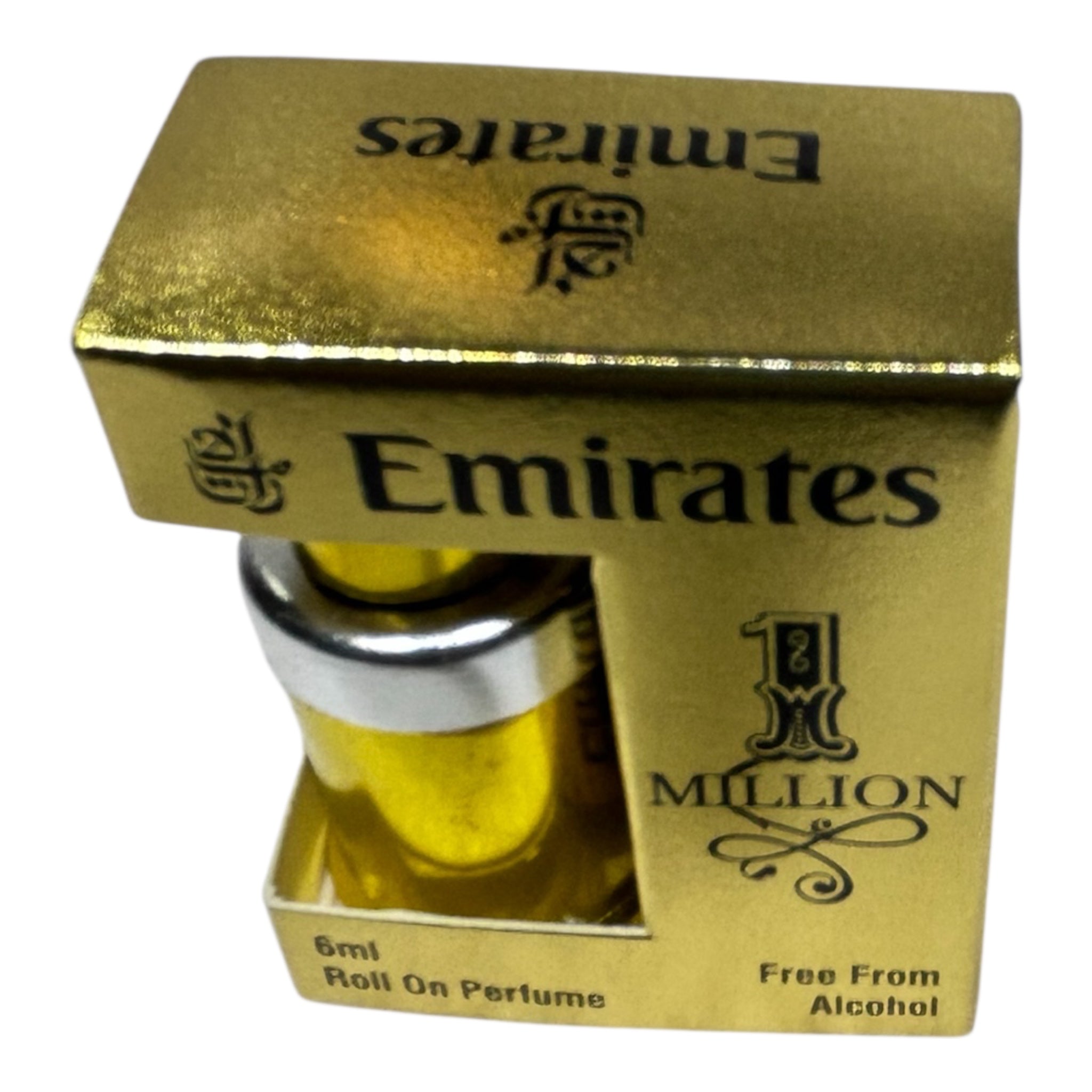 Emirates 1 Million Roll On Attar 6 ml – Luxury Long Lasting Arabian Perfume Oil for Men & Women