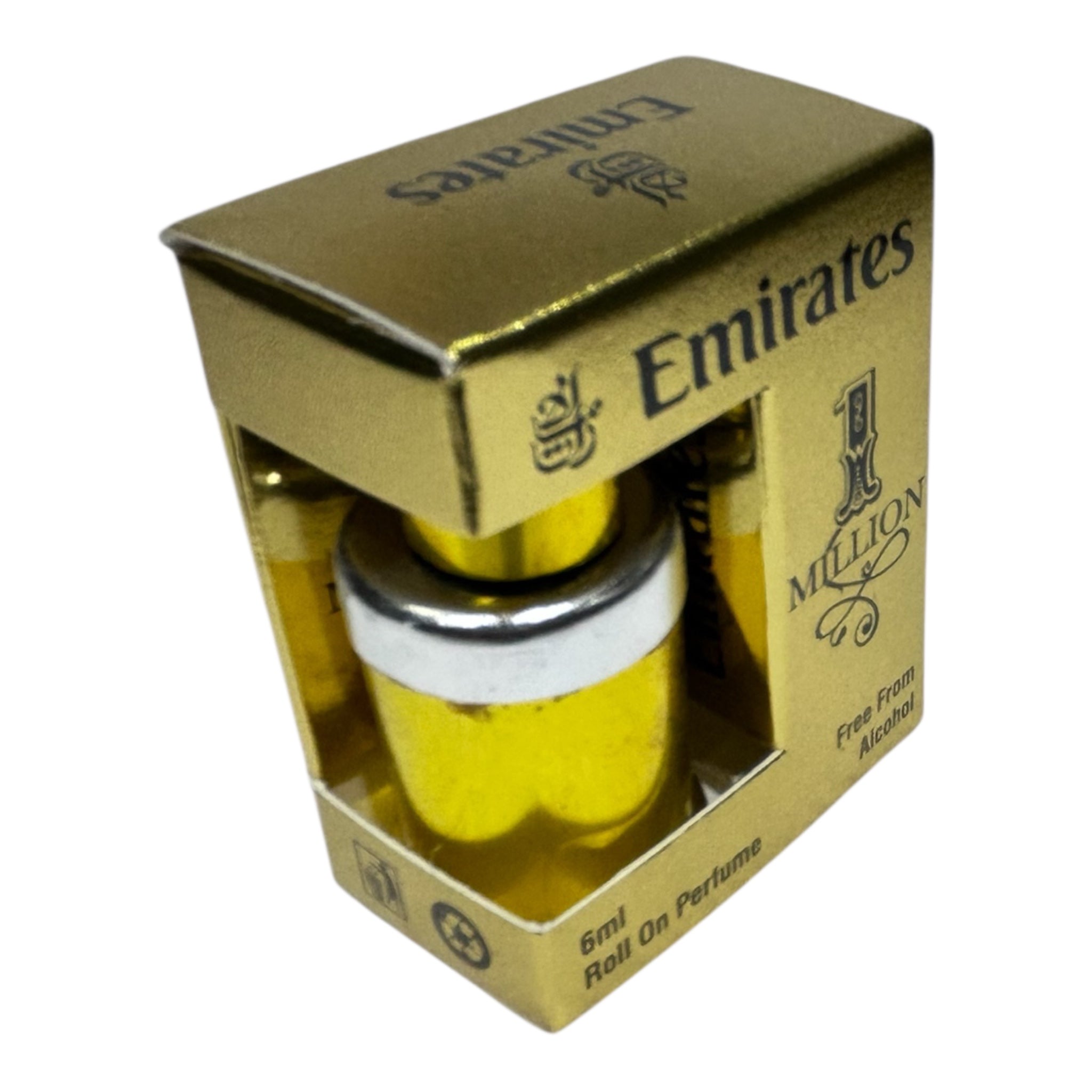 Emirates 1 Million Roll On Attar 6 ml – Luxury Long Lasting Arabian Perfume Oil for Men & Women