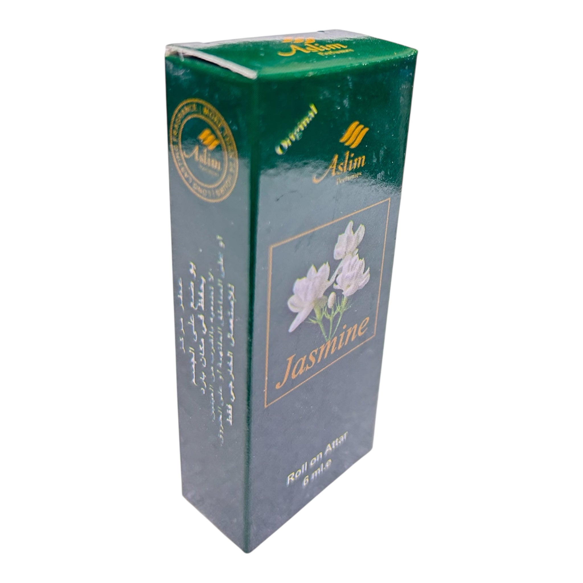 Aslim Jasmine Roll On Attar 6 ml - Everlasting Floral Fragrance Perfume Oil