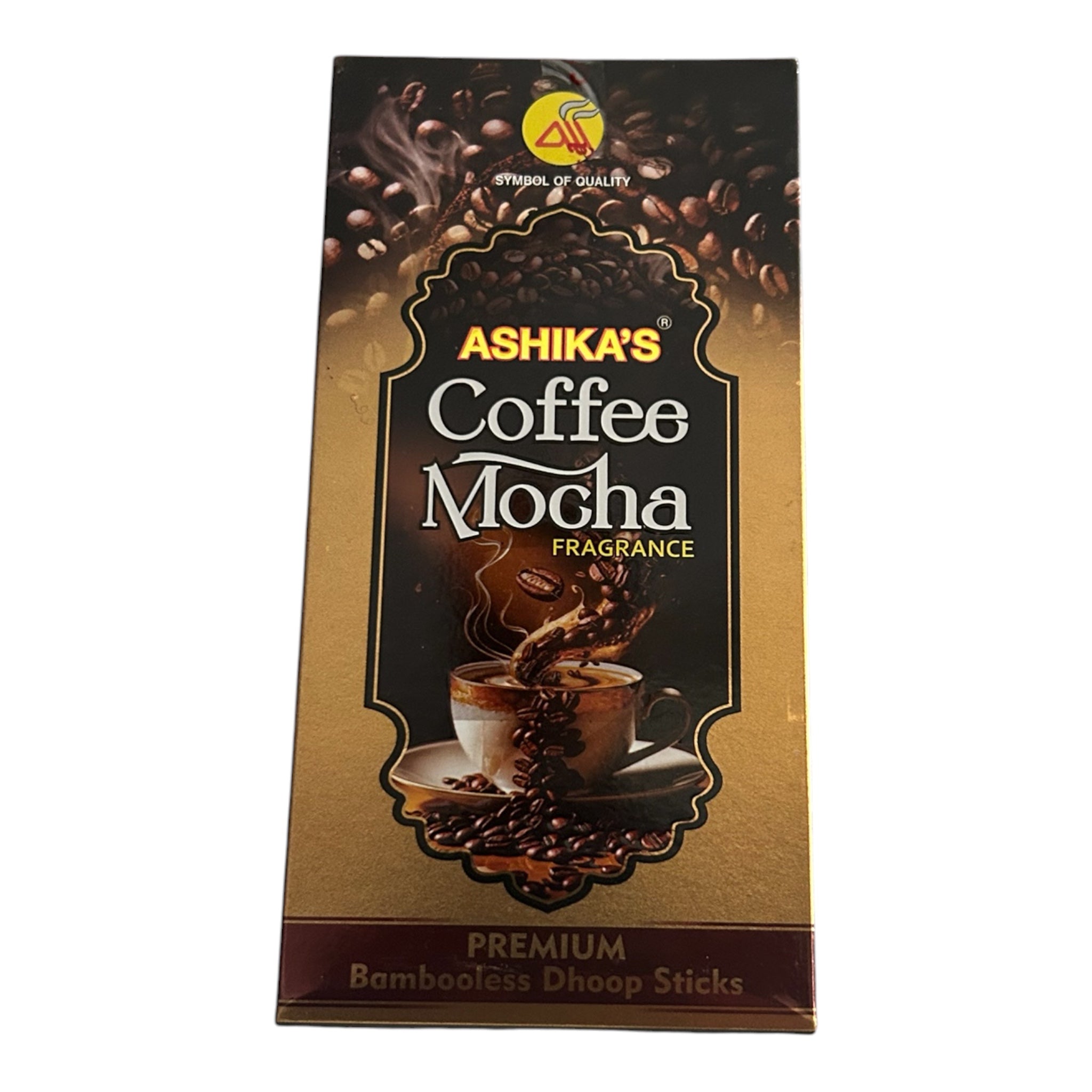 Ashika's Coffee Mocha Fragrance Premium Bambooless Dhoop Sticks