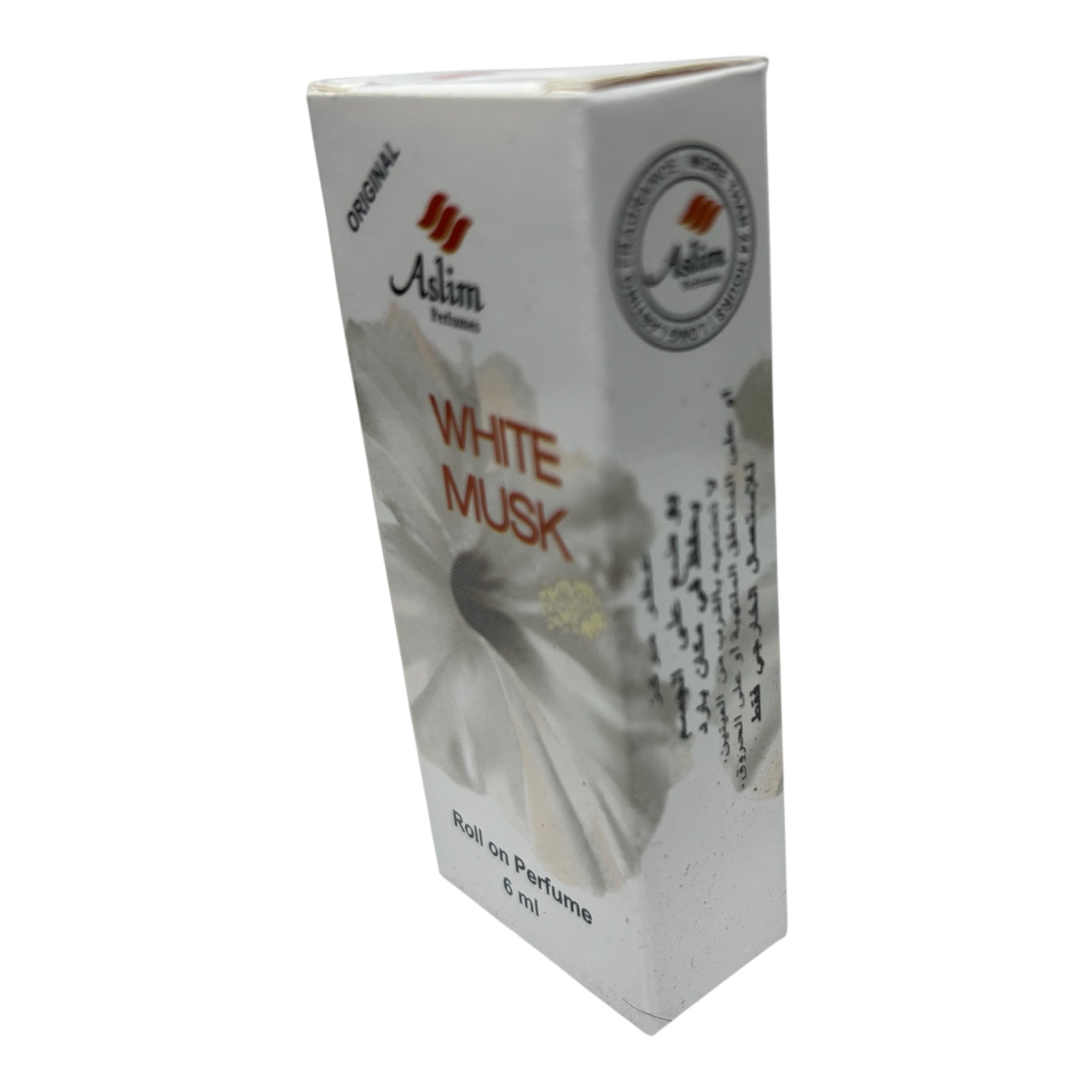 Aslim White Musk Roll on Perfume 6 ml - Long Lasting Attar for Fresh & Soothing Fragrance