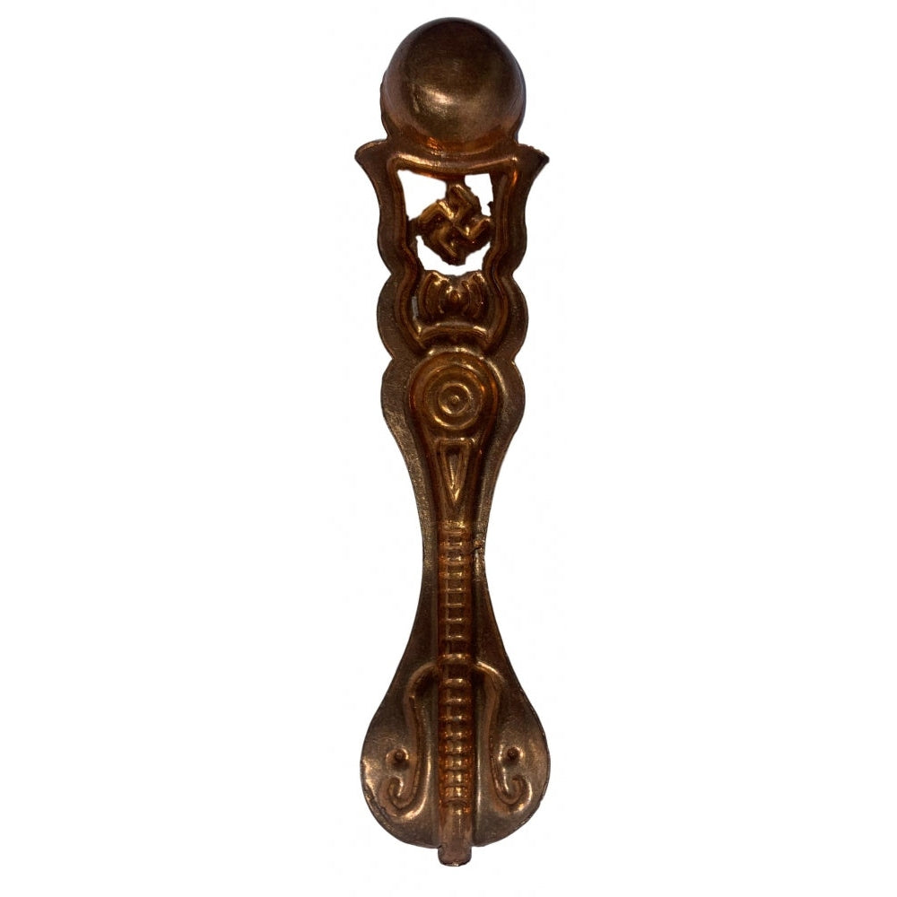 Copper Uthrani with Sheshnag design or spoon Medium size 4.4 inch