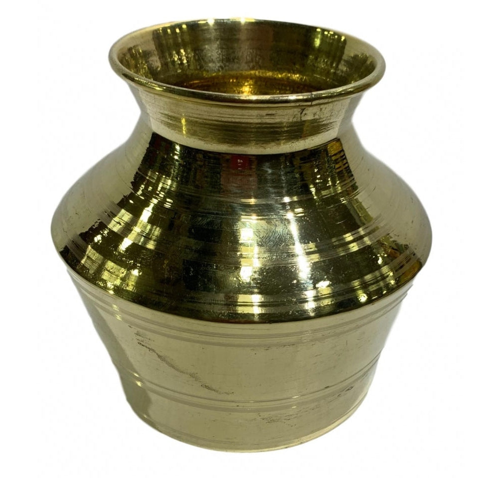 Brass Pooja Kalasam or Kudam or Pot No 1 Size 5.8 inches