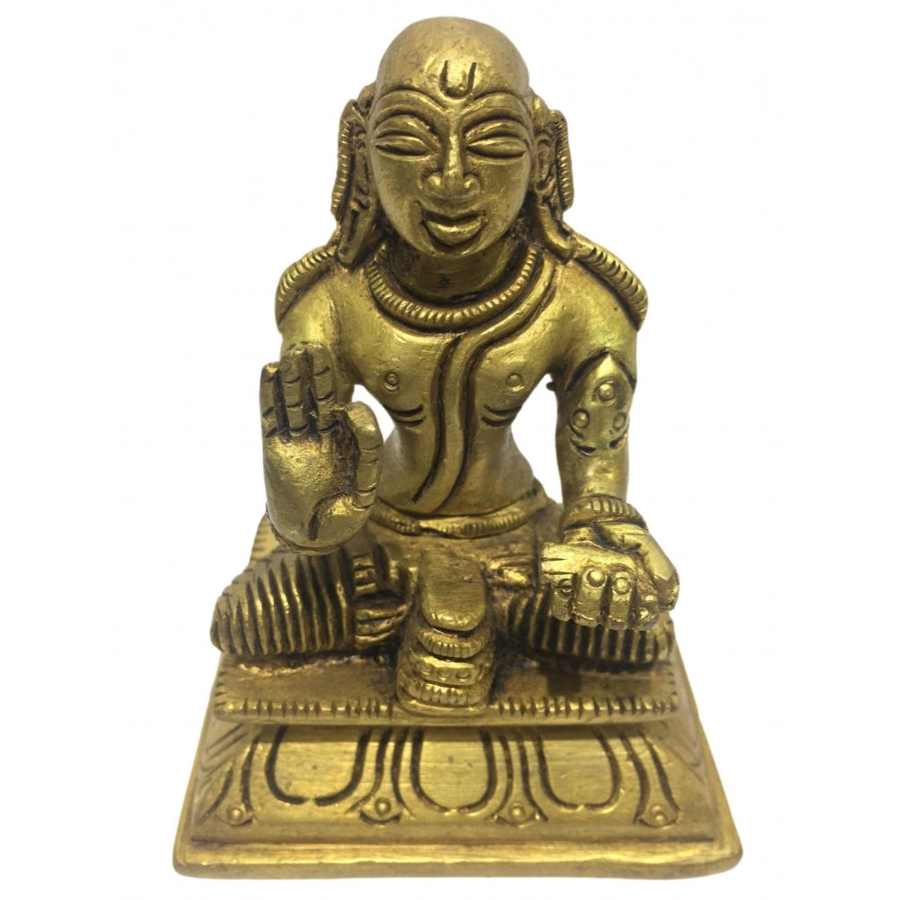 Swami Desikan Brass Antique 4 inch