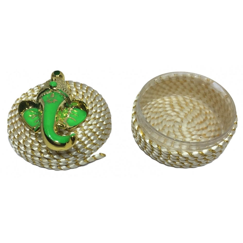 Stone decorative Rope Kumkum Box