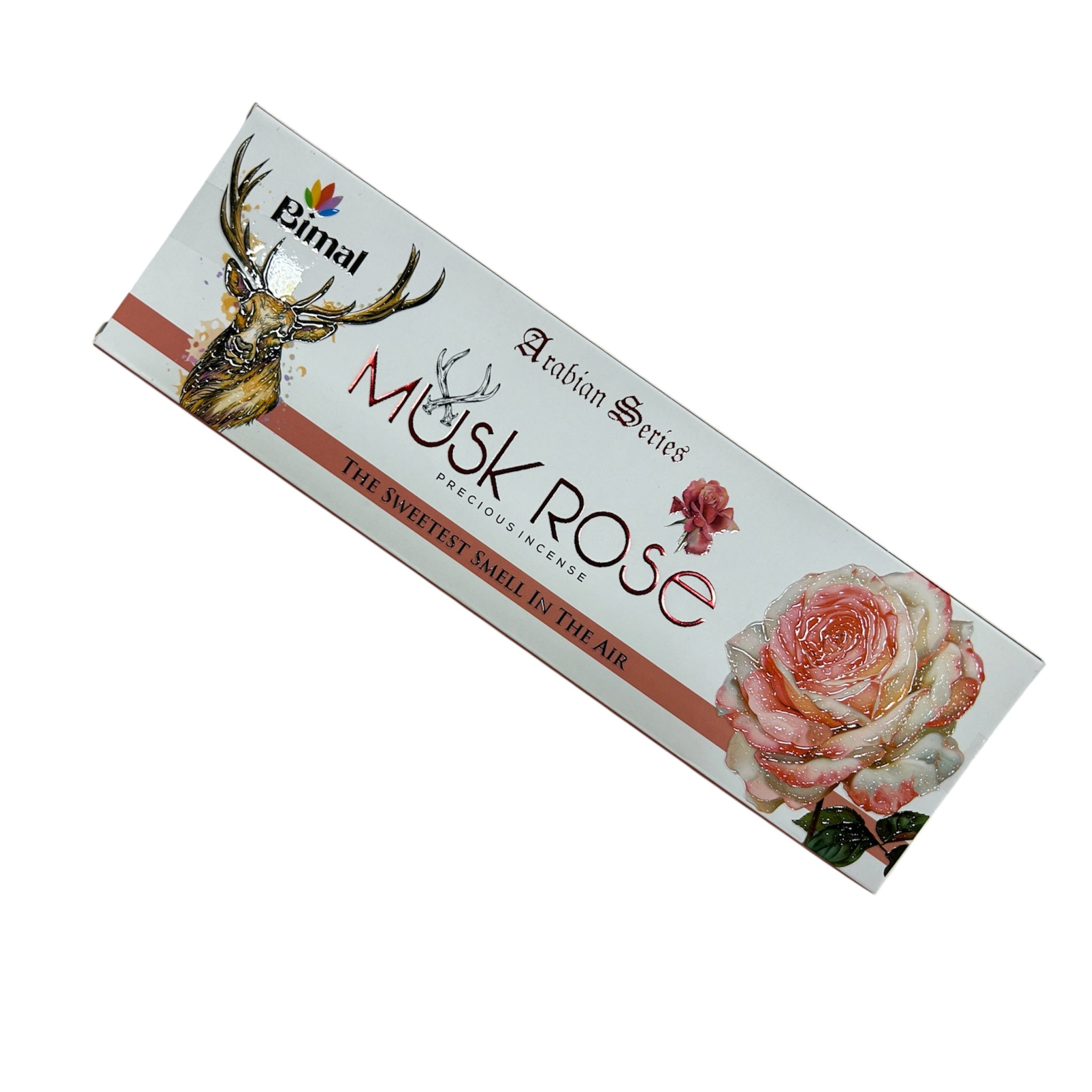 Bimal Musk Rose Precious Incense Sticks  long -Arabian Profile Gulab aroma for Pooja