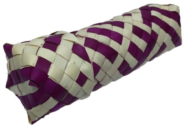 Traditional Multicolour Rectangle Palm Leaf Pooja Pouch or Panai Olai Petti or Thiruman Poonool Box size 7 x 2 inch