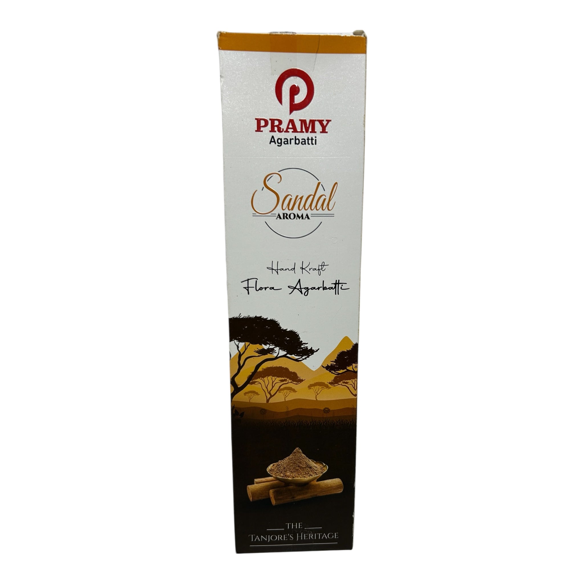 Pramy  Sandal Aroma Handkraft  Flora Agarnatti - Premium Sandalwood Incense Sticks