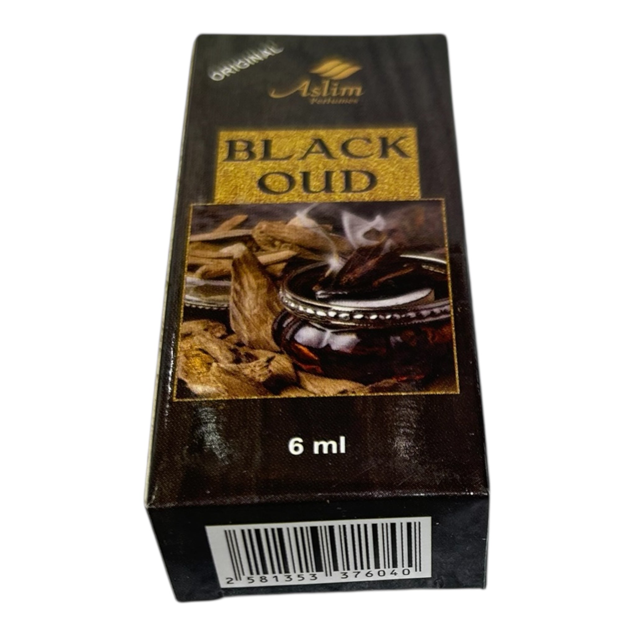 Aslim Black Oud Roll-On Perfume 6ml – Intense, Long-Lasting Oriental Fragrance for Men