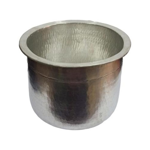 Traditional Adukku Model Eeya Sombu / Tin Vessel / Rasam Cooking Eeya Vessel size - 1.5 Litre