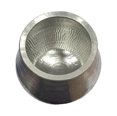 Traditional Eeya Sombu Vennaithazhi Model / Eeya Tin Vessel / Rasam Cooking TIN Pathram size 1 Litre