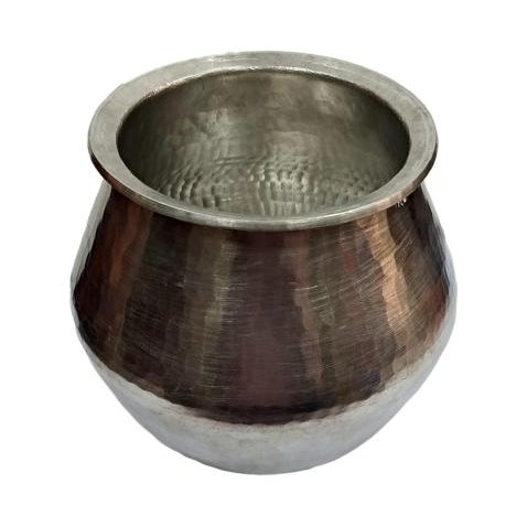 Traditional Eeya Sombu Vennaithazhi Model / Eeya Tin Vessel / Rasam Cooking TIN Pathram size 1.5 Litre