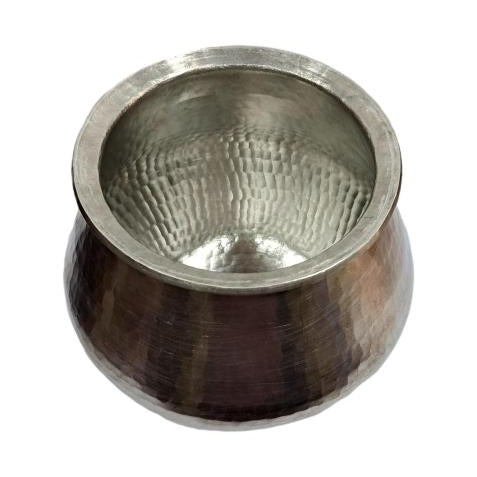 Traditional Eeya Sombu Vennaithazhi Model / Eeya Tin Vessel / Rasam Cooking TIN Pathram size 1.5 Litre