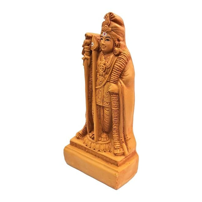 Rajalankara Pazhani Murugan standing Wooden Home Décor Show Piece Size 6 inch / முருகன் பெரிய சிலை