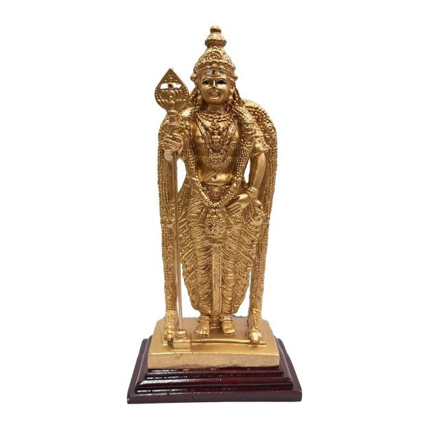 Malaysia Murugan standing Fibre Sculpture Size 7 inch / முருகன் பெரிய சிலை