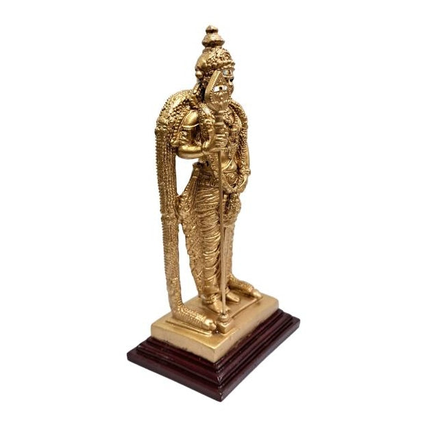 Malaysia Murugan standing Fibre Sculpture Size 7 inch / முருகன் பெரிய சிலை