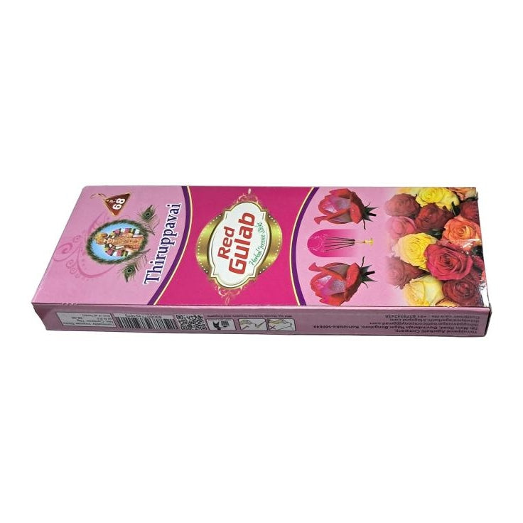 Thiruppavai Red Gulab Herbal Incense Sticks