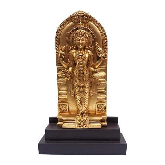 Sri Dhanvanthri Bagwan Lord of Medicine / Health Fibre Figurine Decorative Showpiece Size 8.5 inch