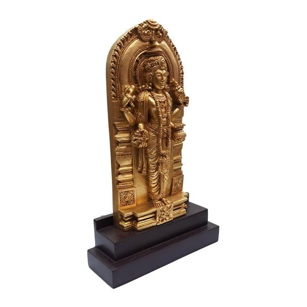 Sri Dhanvanthri Bagwan Lord of Medicine / Health Fibre Figurine Decorative Showpiece Size 8.5 inch