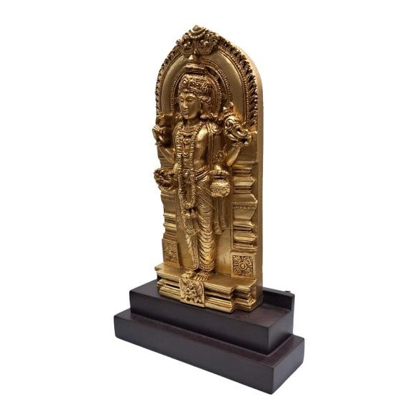 Sri Dhanvanthri Bagwan Lord of Medicine / Health Fibre Figurine Decorative Showpiece Size 8.5 inch