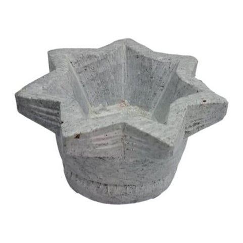 Soapstone Star Type agal Vilakku / Traditional Lamp