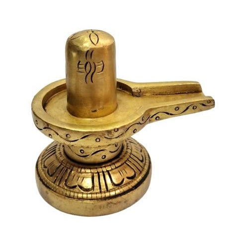 Brass Shiv Ling or Pithalai Lingam 2.5 & 3 Inch