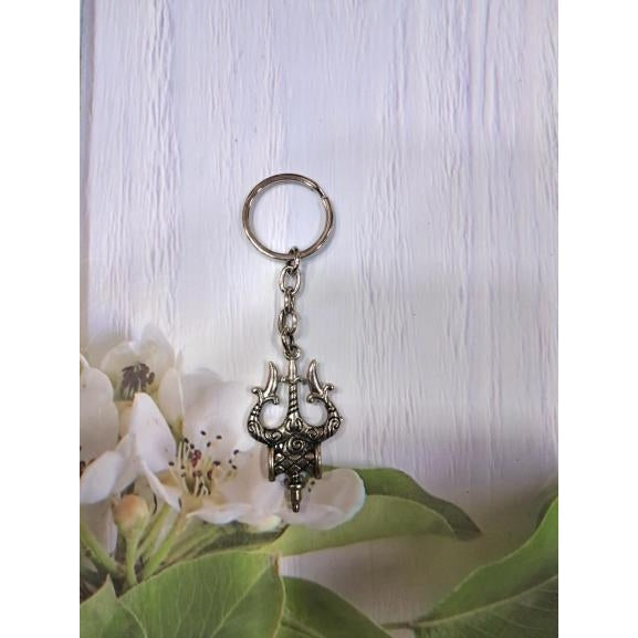 Trisul Sliver Metal Key Chain