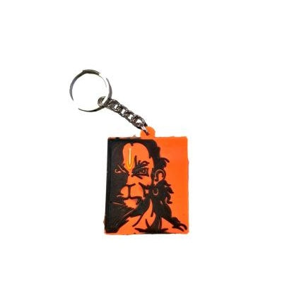 Hanuman Face Rubber Key Chain