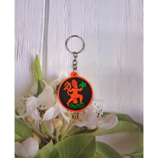 Sanjeevini Hanuman Rubber Key Chain