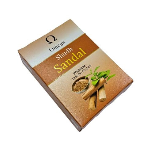 Omega Shudh Sandal Premium Dhoop Sticks