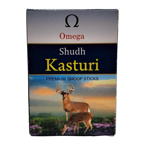 Omega Shudh Kasturi Premium Dhoop Sticks