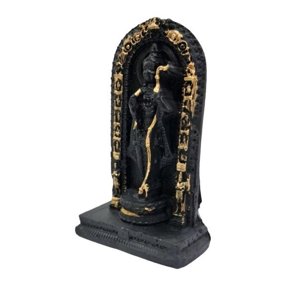 Sri Ram Lalla Janma Bhoomi Ayodhya Moolavar Shining Fibre Figurine Decorative Showpiece 3.5 Inch