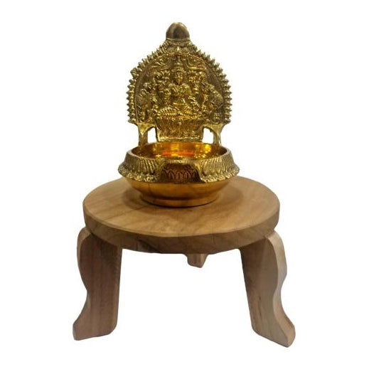 Wooden Maanai / Lamp Stand / Deity and Pooja Stand