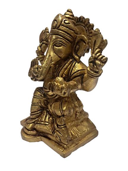 Brass Ganesh - 5.5 Inches