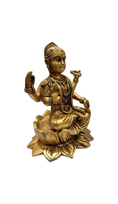 Bala Tripura sundari Brass Antique - 7 Inches