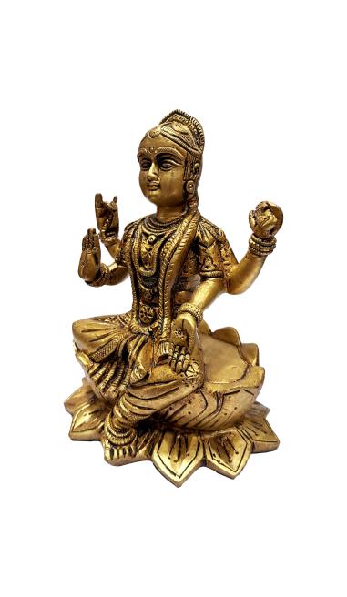 Bala Tripura sundari Brass Antique - 7 Inches