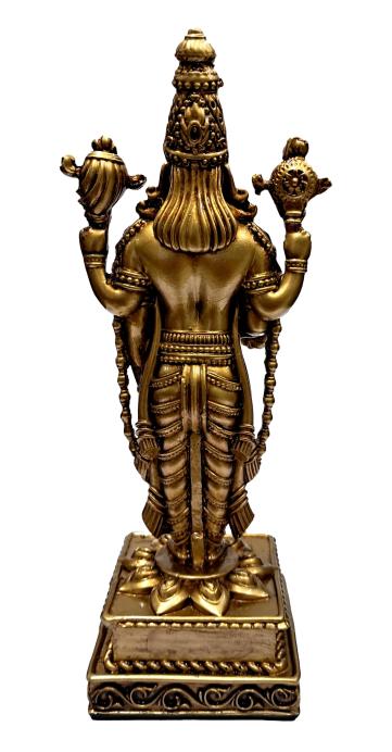 Thirupathi Srinivasar Balaji Fibre Polyresin Figurine Decorative Showpiece Gift Size 9 inch