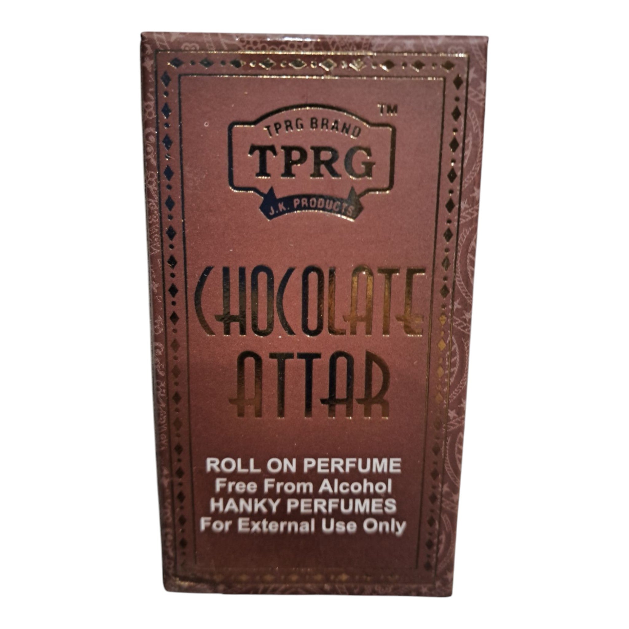 TPRG Chocolate Attar 6ml – Sweet & Smooth Alcohol-Free Perfume Oil - Long-Lasting Fragrance