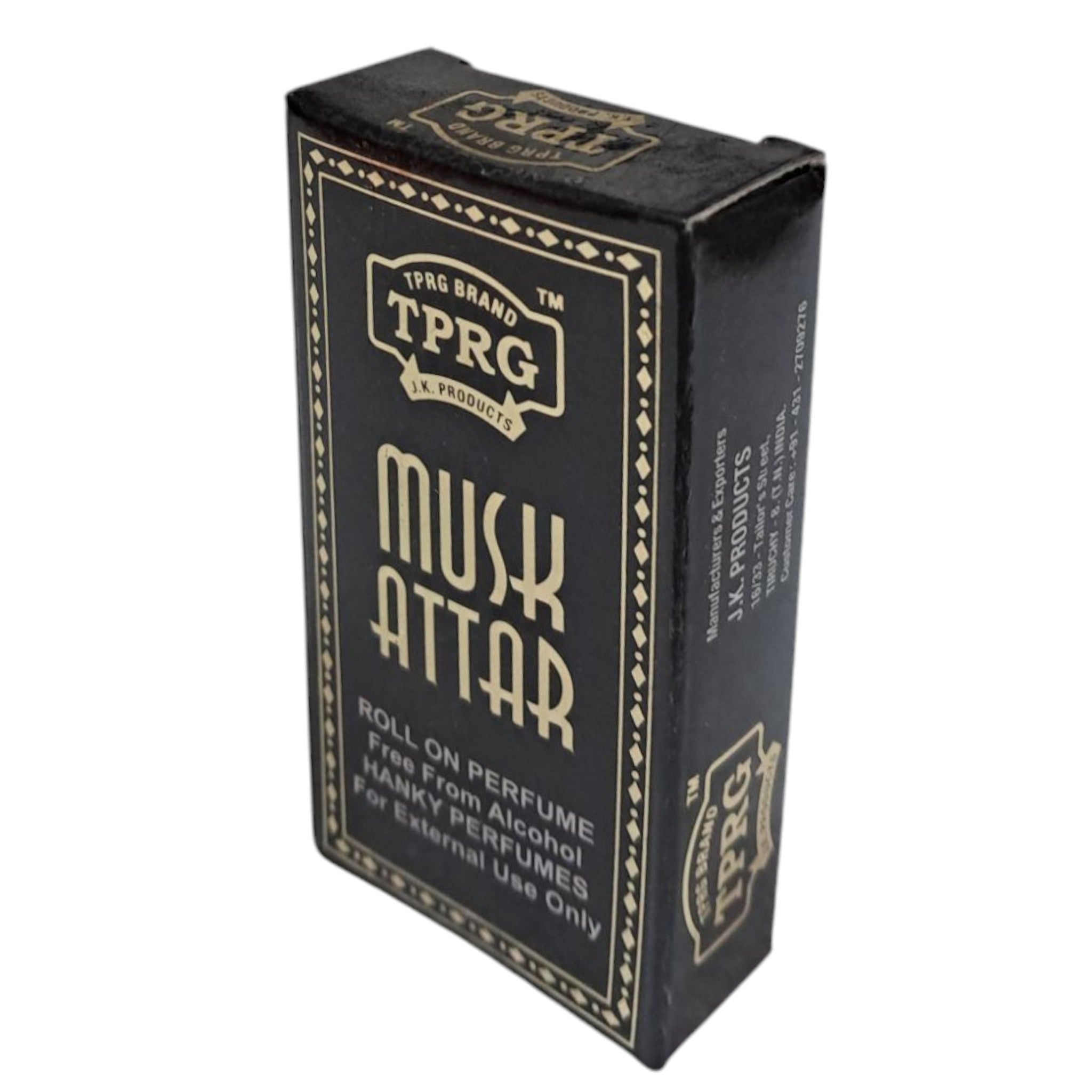 TPRG Musk Attar Alcohol Free Roll On Perfume 6 ml  Sweet & Warm Fragrance for Men & Women