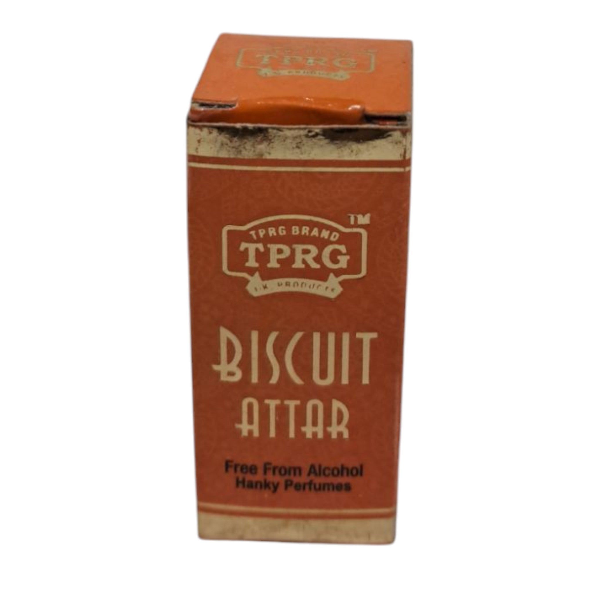 TPRG Biscuit Attar 3 ml – Long-Lasting Alcohol-Free Perfume Fragrance for Men & Women