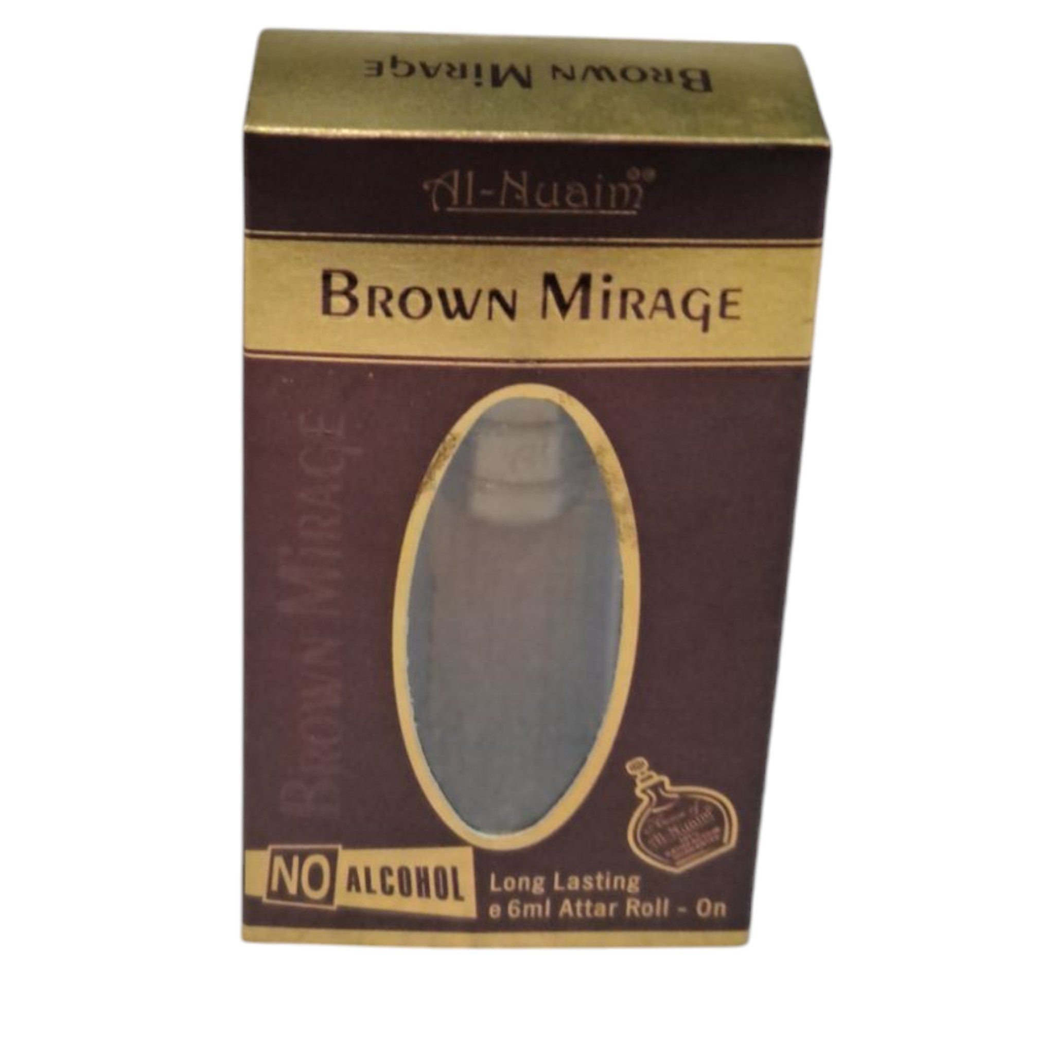 Al-Nuaim Brown Mirage Attar 6ml – Long-Lasting Alcohol-Free Perfume Oil for Men