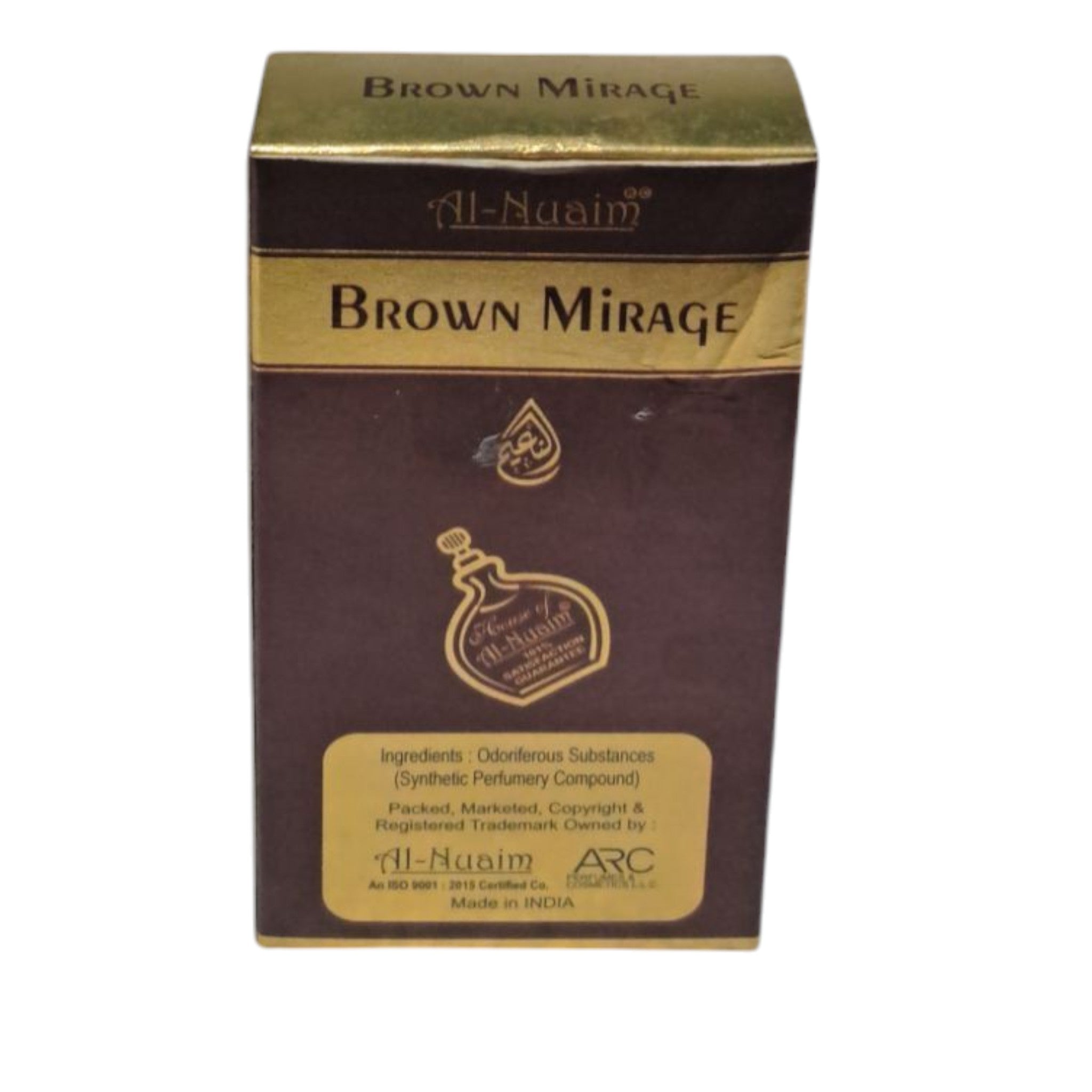 Al-Nuaim Brown Mirage Attar 6ml – Long-Lasting Alcohol-Free Perfume Oil for Men