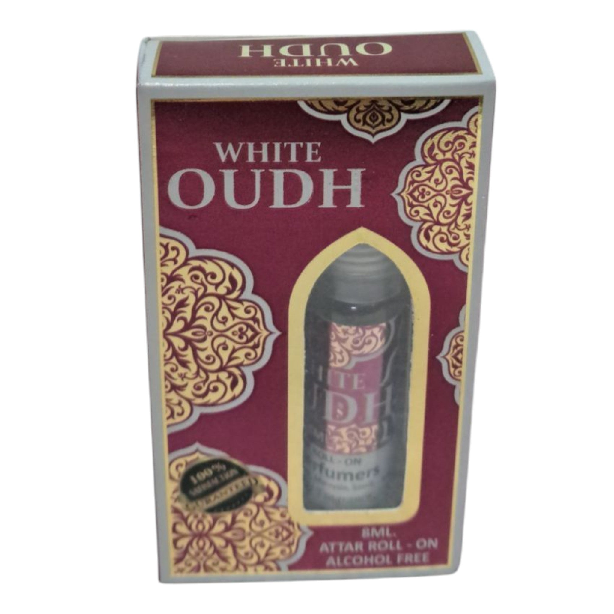 JK Perfumers White Oudh Attar 6ml – Premium Alcohol-Free Woody Perfume Oil for Men & Women