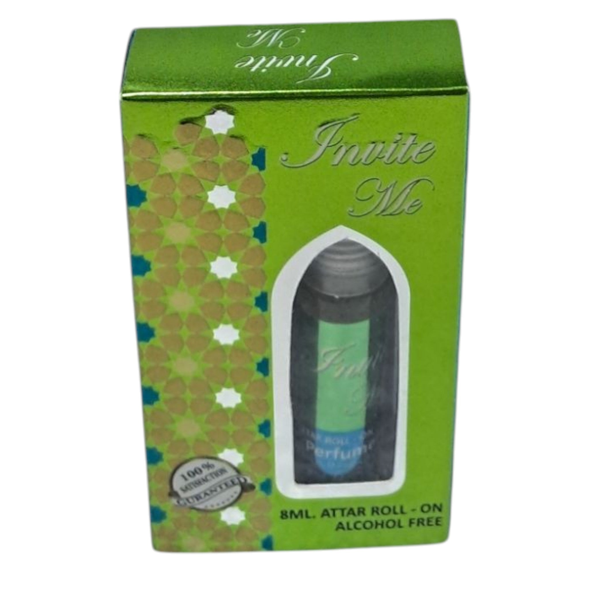JK Perfumers Invite Me Attar Roll-On – Long-Lasting Alcohol-Free Perfume Oil Unisex Fragrance 8ml