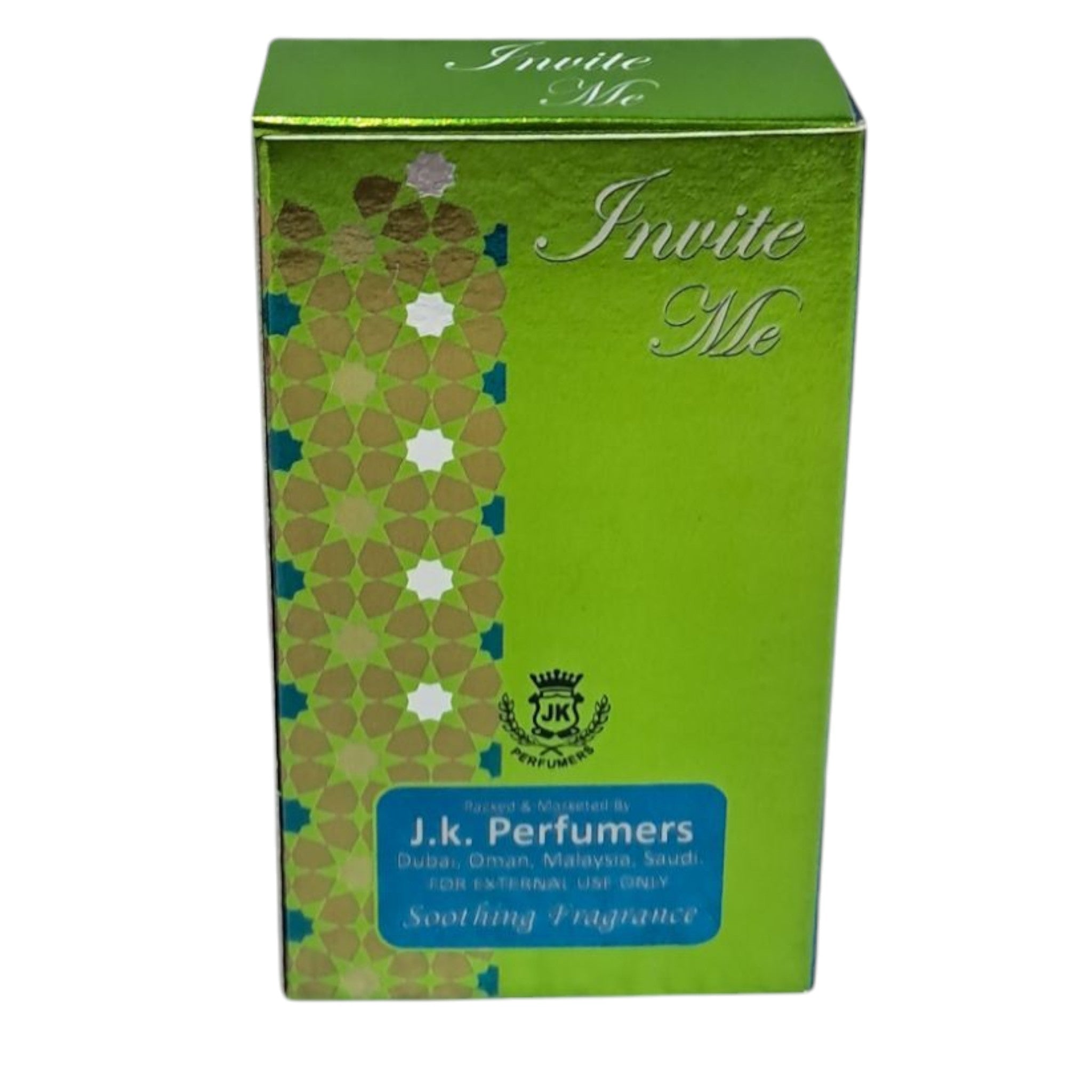 JK Perfumers Invite Me Attar Roll-On – Long-Lasting Alcohol-Free Perfume Oil Unisex Fragrance 8ml