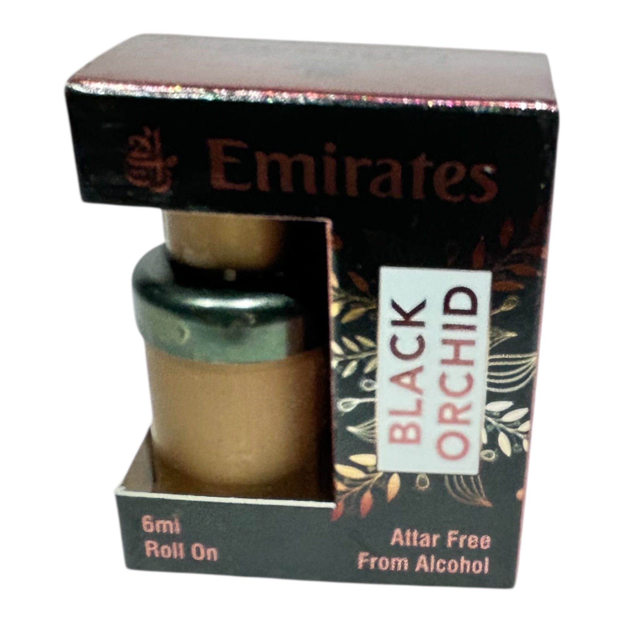 Emirates Black Orchid Roll On Attar – Long-Lasting Floral Perfume Oil 6 ml