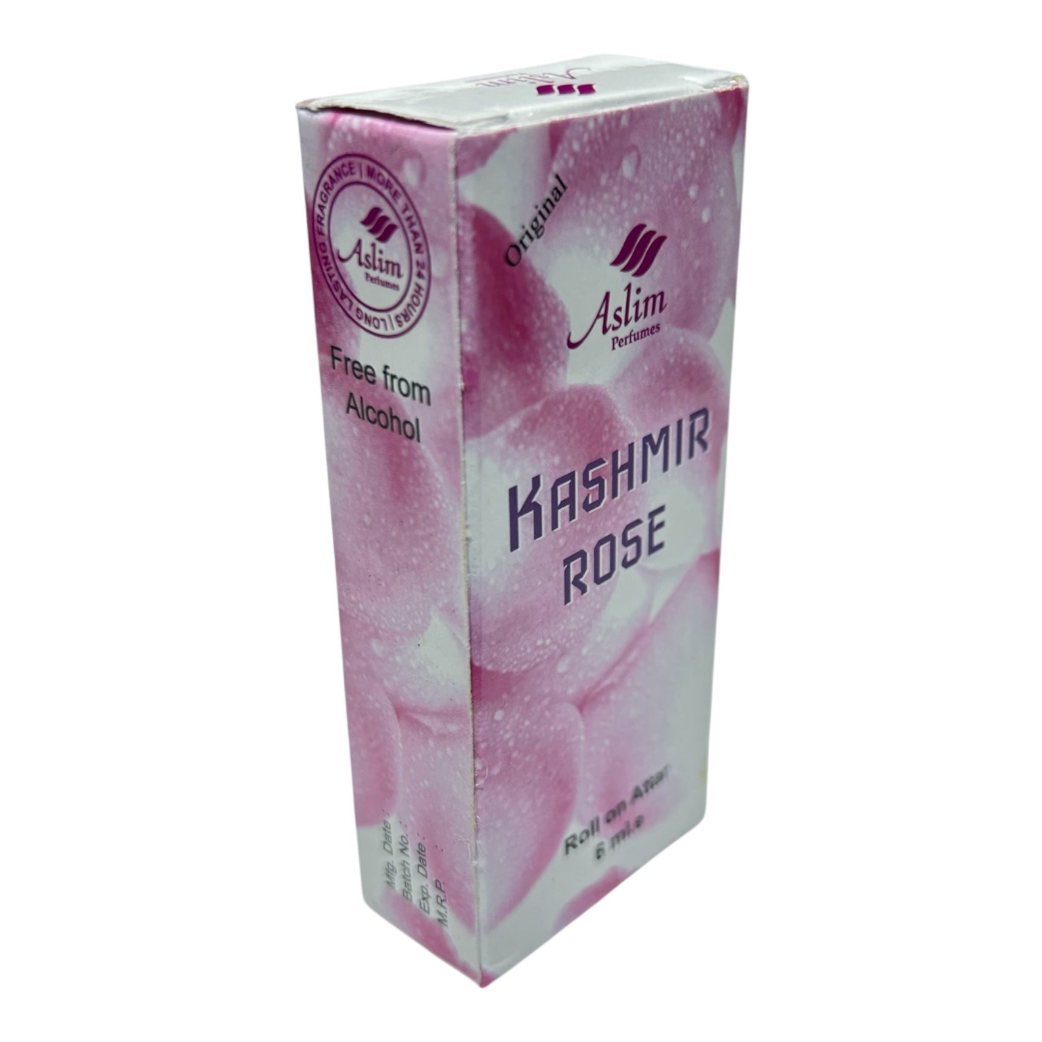 Aslim Kashmir Rose Roll on Attar 6 ml Delicate & Long‑Lasting Perfume ரோஜா வாசனை